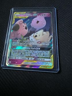 Pokemon Cards SM Cosmic Eclipse Togepi & Cleffa & Igglybuff GX