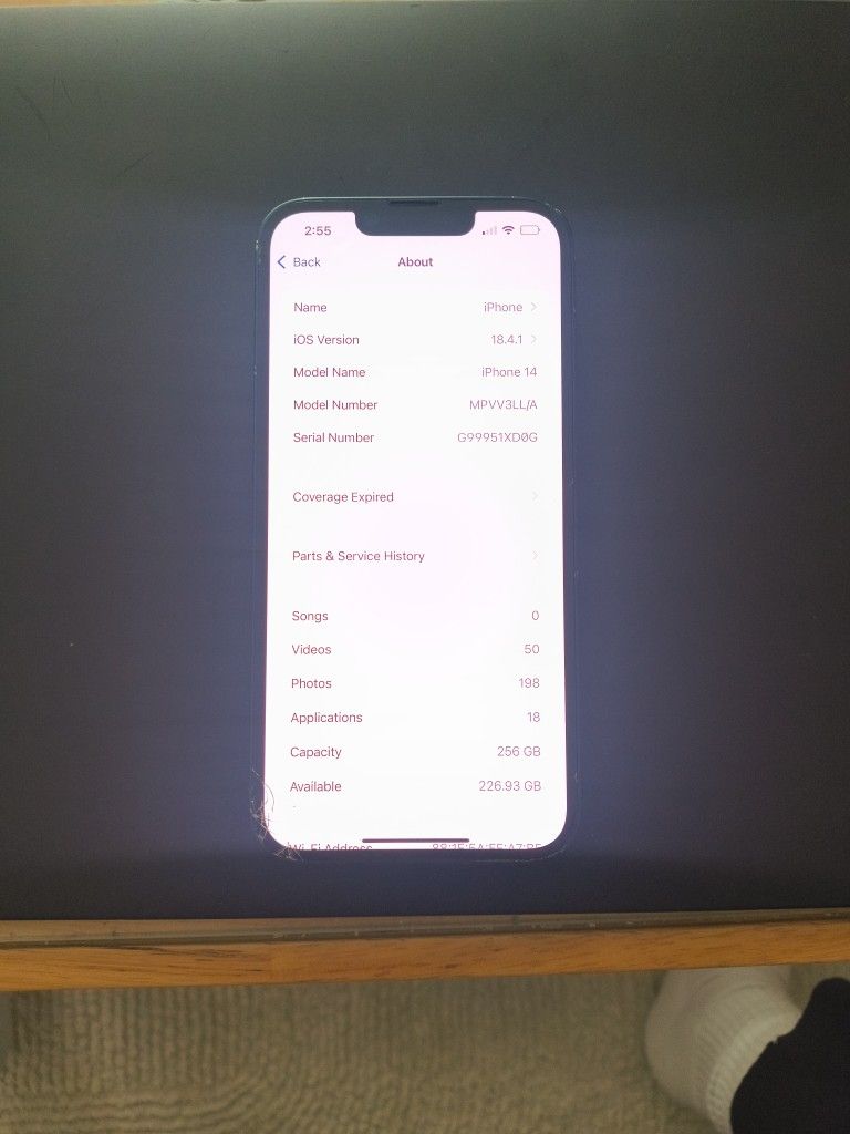 iPhone 14 - Unlocked - 256gb - $350 Obo