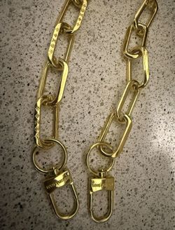 Louis Vuitton Gold Chain Bag Charm Monogram Designer Women’s Charm