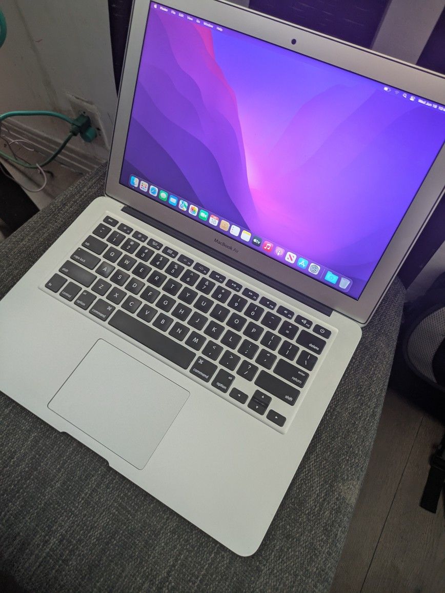 APPLE GRAY MACBOOK AIR 13" UPGRADED TO 2023 SOFTWARE MONTEREYCOMPUTER LAPTOP FAST INTEL CORE i5 128G