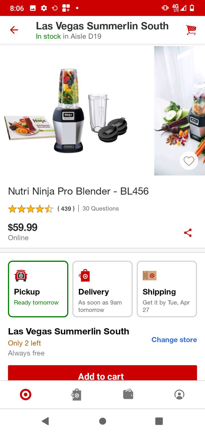 Ninja Pro Blender 2