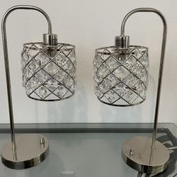 Crystal Nightstand Lamps