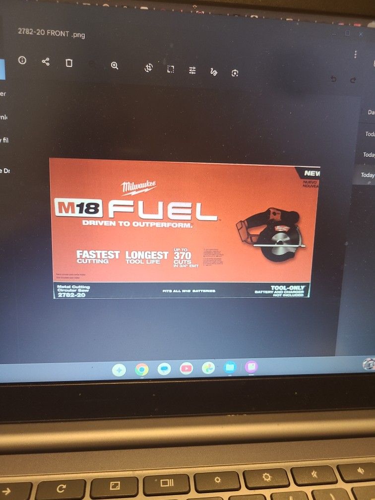 2782-20 M18 5-3/8” METAL SAW