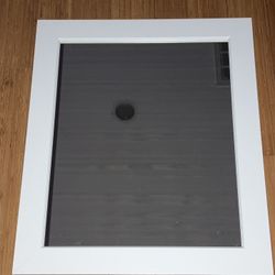 White Wood Frame Mirror, 20x24”, New!