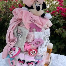 Diaper Cake! Perfect Shower Or Baby Gift