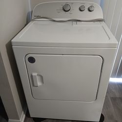 Nearly new whirlpool dryer. Purchased from Lowes less than a year ago.. works perfect still under factory warranty