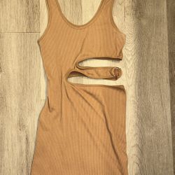 Brown BodyCon Dress 