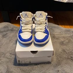 Wmns Air Jordan 1 Mid 'Kentucky Blue