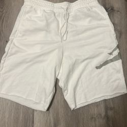 Jordan White Shorts Size Medium 