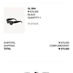 Saint Laurent SL M94 Sunglasses (Women)