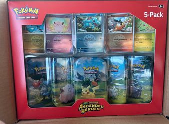 Pokémon TCG Mega Evolution Ascended Heroes 5-Pack