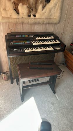 Electrical organ with seat