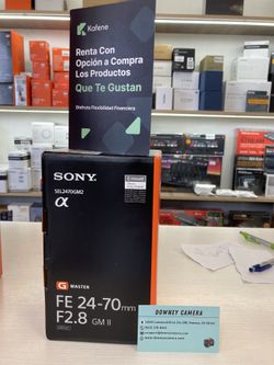 Sony FE 24-70mm F 2.8 GM II E Mount 