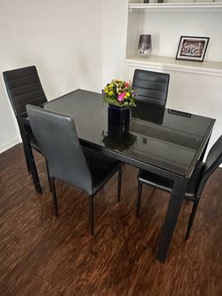 Table and chairs