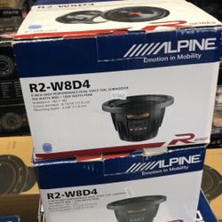 Alpine R2-w8d4 On Sale Today For 179.99