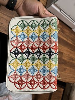 Tory Burch Small Robinson Embroidered Crossbody Bag