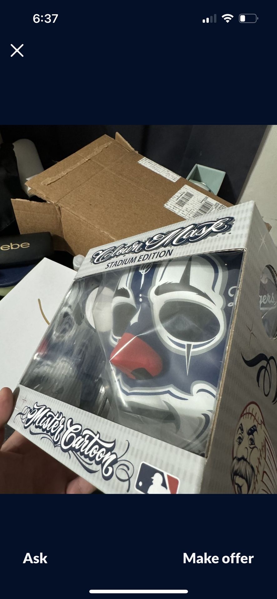 Dodgers X Mister Cartoon Mask Art