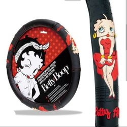 Betty Boop Steering Wheel Cover New