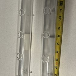 Modern Glass Tube Vase With Feet 4 Hole Flower Succulent Holder Contemporary