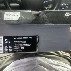 Jordan 9 Retro 