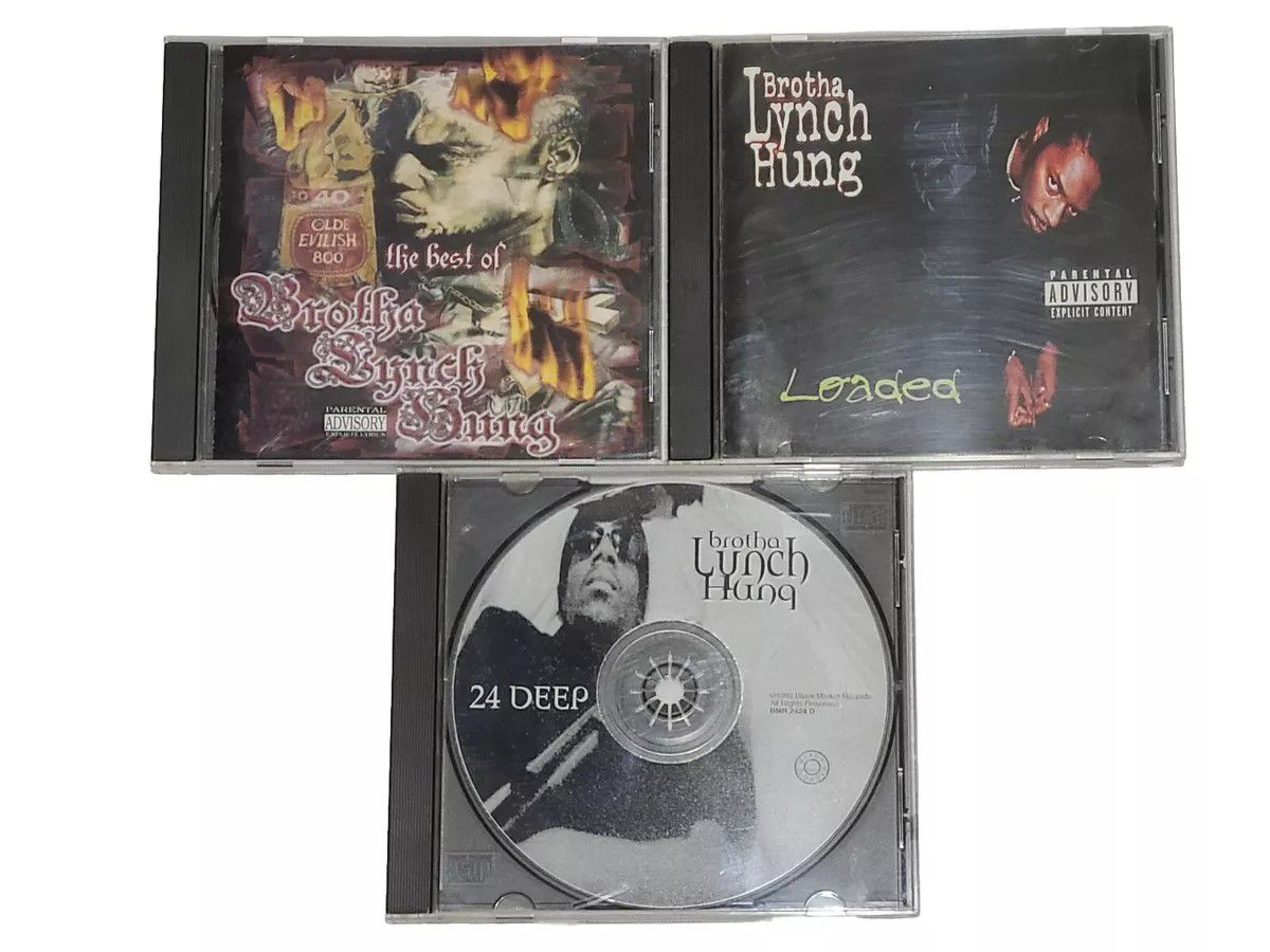 Brotha Lynch Hung 3 CD Lot Loaded Best Of 24 Deep Black Market HTF OOP Rare

