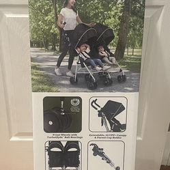 Brand New Jeep Turbo glide Double Stroller 