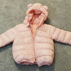 Toddler Girls Parka Style Coat 