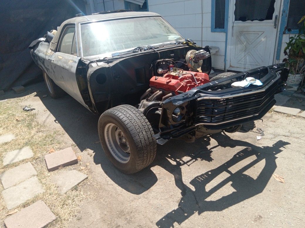 1972 Chevrolet EL CAMINO  SUPER SPORT SS With Allot Of New Rebuilt Parts 