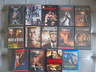 Jean Claude van damme DVD movie's collection