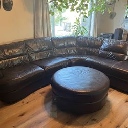 Leather Couch Originally Over $3000 
