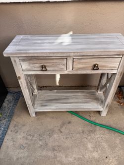 Sofa Table with 2 Drawers