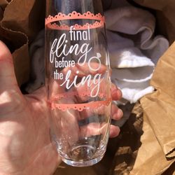 Free bachelorette champagne glasses 