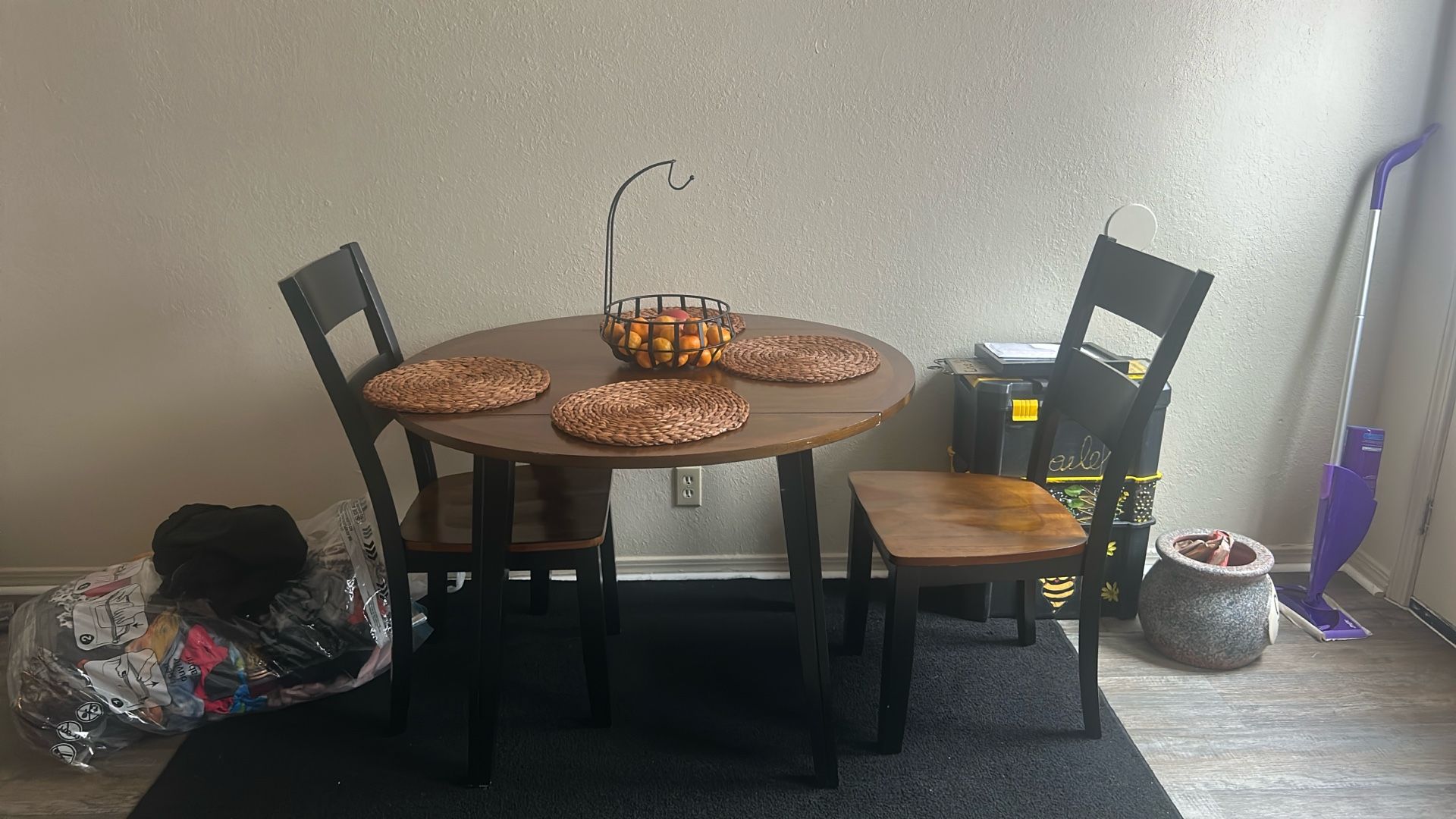 Small Round Drop Leaf Table 