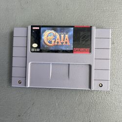 Super Nintendo - Illusion Of Gaia - Game Cartridge