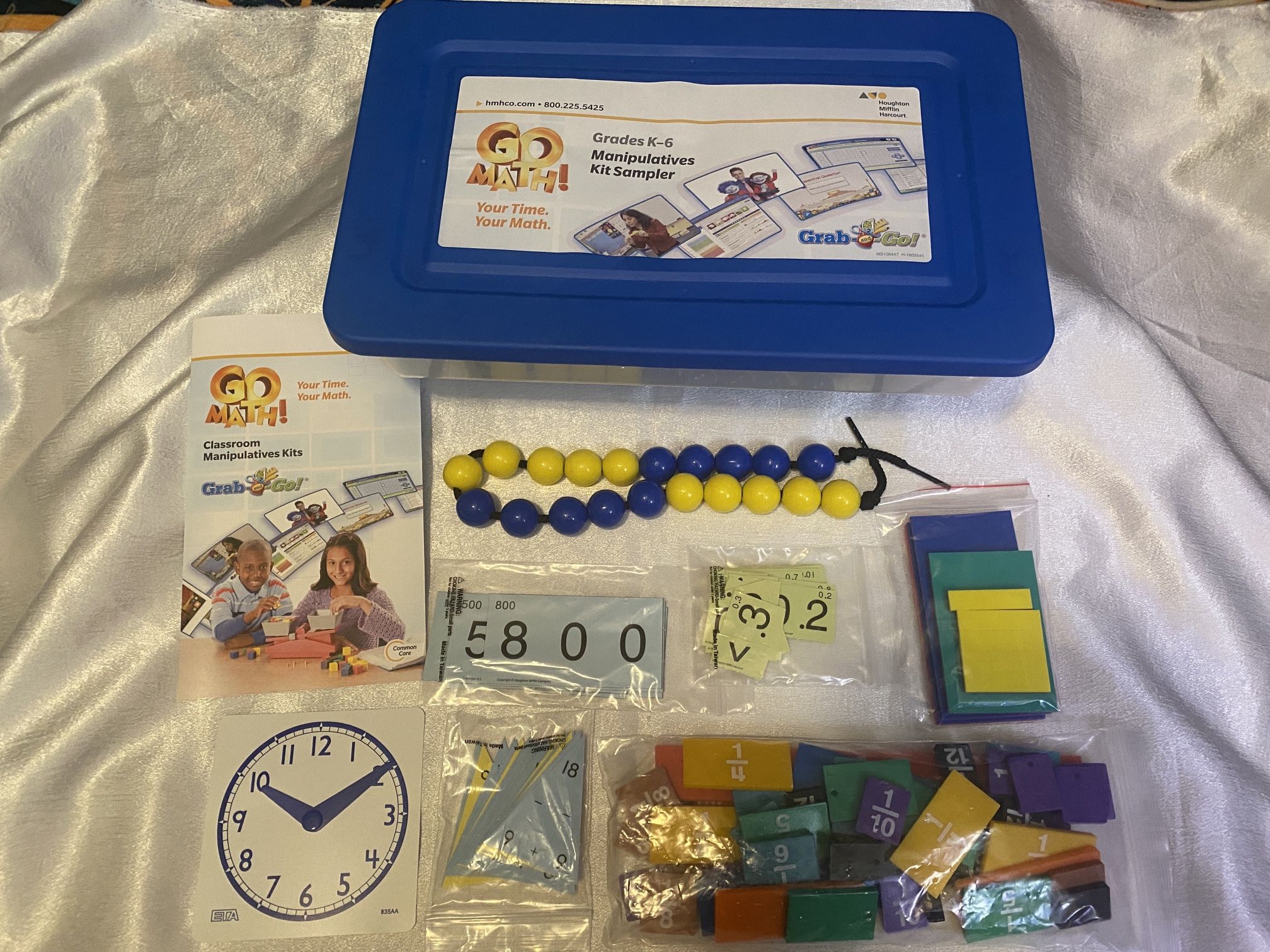 Go Math Manipulatives Kit Sampler Homeschool Classroom