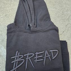 Black stitched hoodie XXL