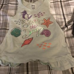Girls Mermaid Tank Top Size 6 Delivery Make An Offer 