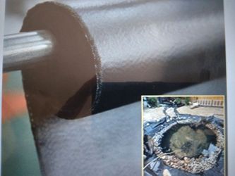 PVC liner for drainage and pond