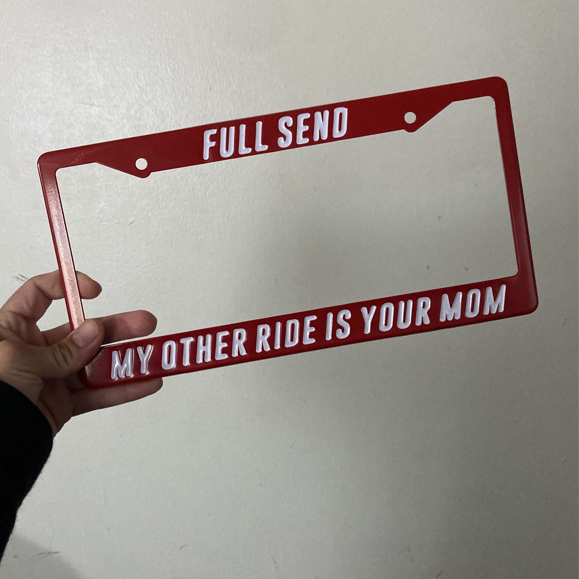 Full Send By Nelk Boys- Metal License Plate *authentic*