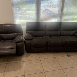 Sofa and Recliner 
