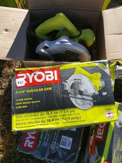 Ryobi circular saw $25 We have All kinds of tools Stop by and see us