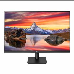 LG 27MP400-B 27” Full HD (FHD) IPS Display Virtually Borderless Design & Mountable Monitor Brand New In Box
