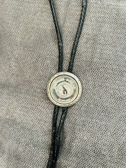 Corbata de bolo vintage de la estampida de calcary