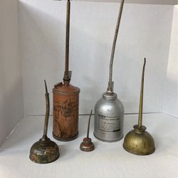 Vintage Oil Can Lot 