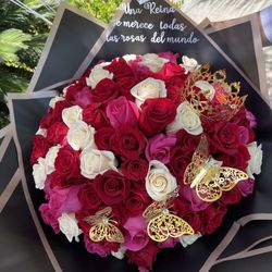 100 Rose Bouquet 