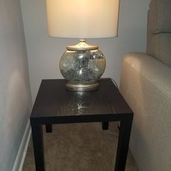 2x Side Table and Lamps - Price per Set - part of moving sale - obo