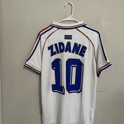 France 1998 Away Zidane Jersey (small Medium Large XL 2X)