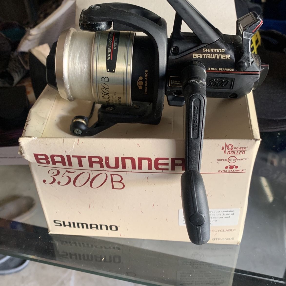 shimano 3500b baitrunner reel for sale 2 x 3500 Old School Vintage Carp Fishing Reels. Cir Vintage Carp Fishing Tackle The new 8000 and 12000 sizes open up a whole world of new options to anglers VINTAGE SHIMANO BAITRUNNER 3500 SPINNING