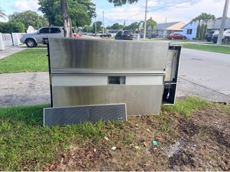 Free refrigerator or free metal.