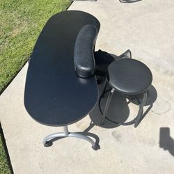 🔥 Folding Manicure Table Nail Beautician Desk Workstation Black. Price: $80 (Priced to sell!)!! 🔥